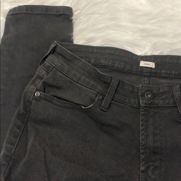 Levi’s gray denim leggings size 10/ 30 - Picture 4 of 11